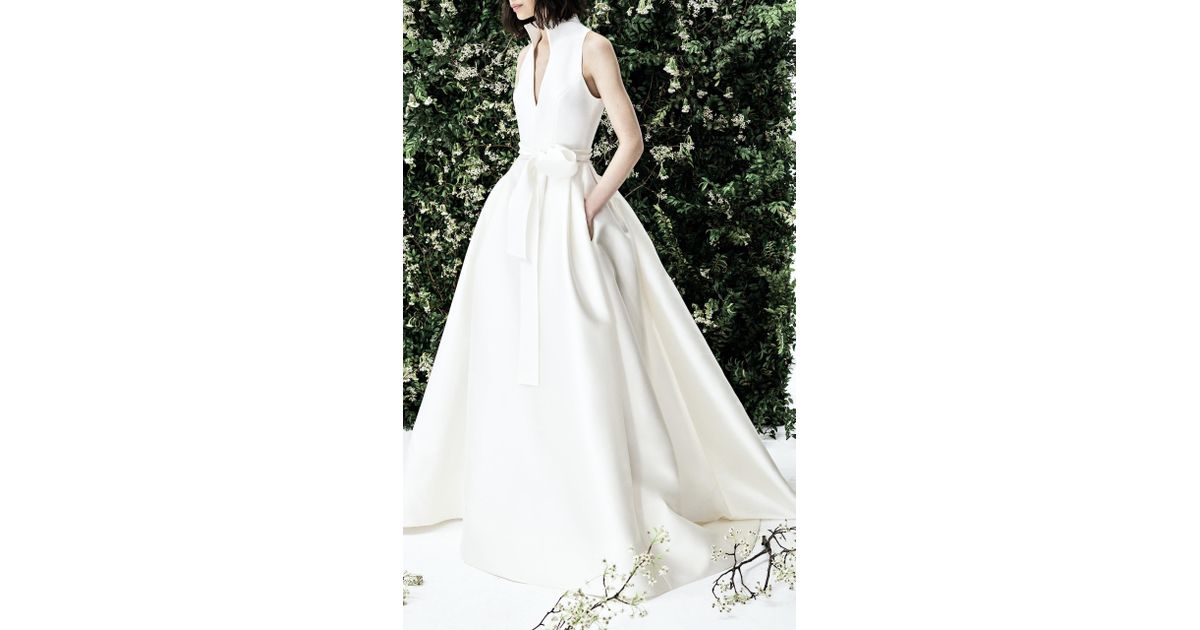 carolina herrera lydia gown