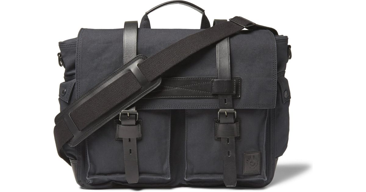 belstaff colonial messenger bag black