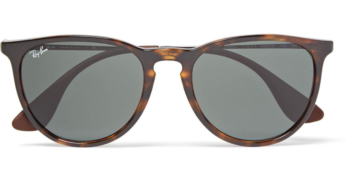 Ray-Ban Erika Round-frame Tortoiseshell Acetate Sunglasses