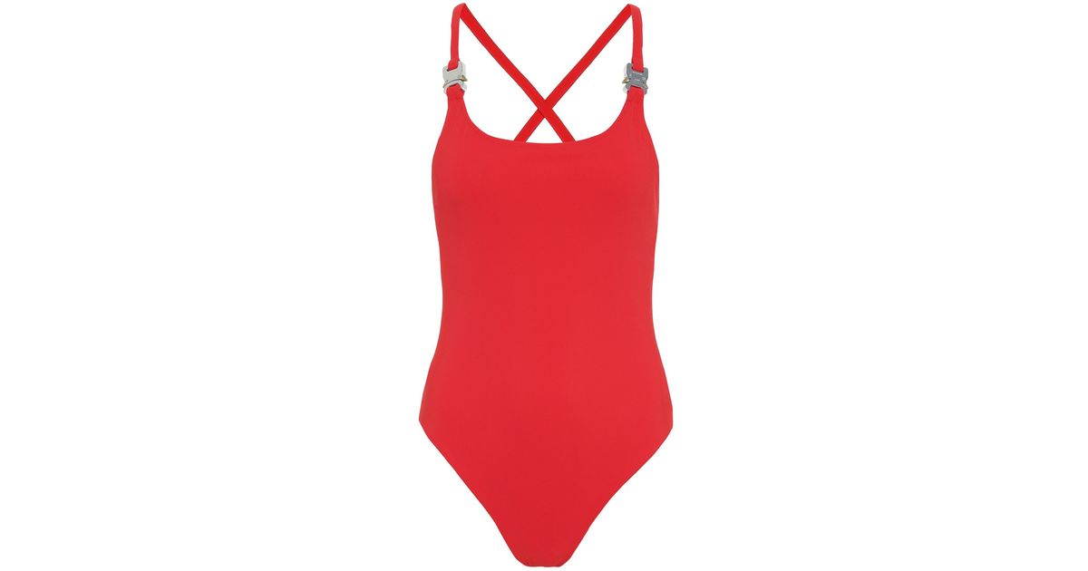 1017 ALYX 9SM Susyn One-piece Swimsuit in Red - Lyst