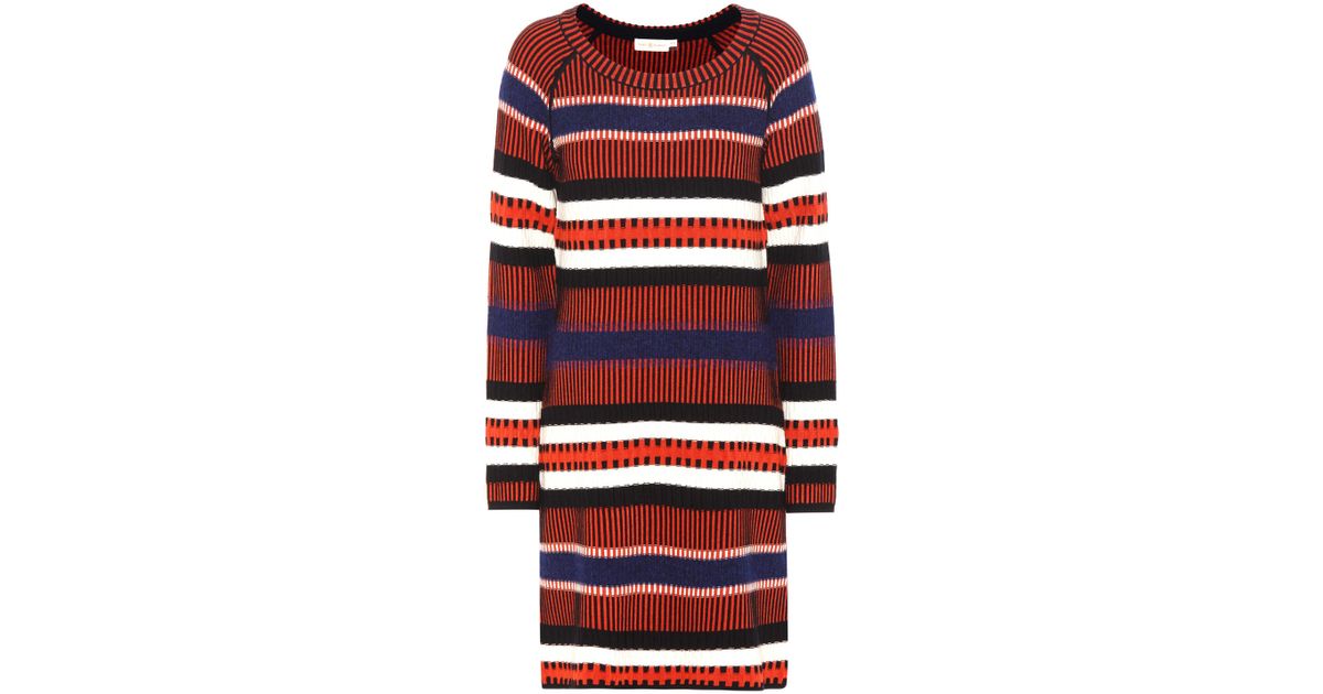 Tory Burch - Monterey knitted sweater dress | mytheresa.com