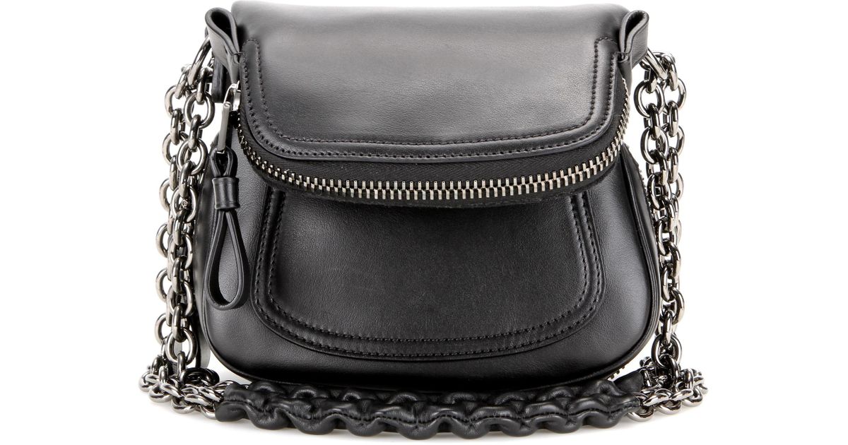 Lyst Tom Ford Jennifer Mini Leather Shoulder Bag In Black Save 30 0
