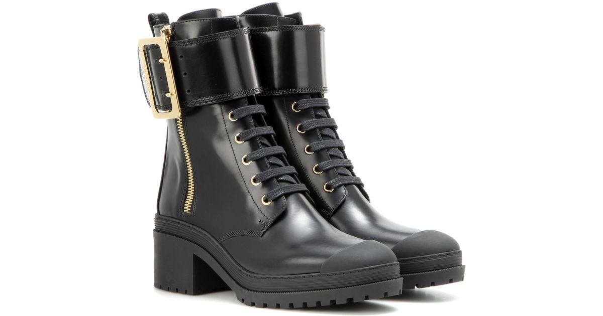 burberry leather boots sale