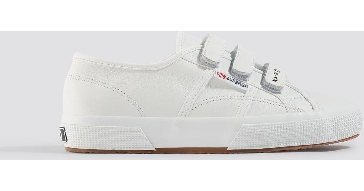 NA KD Velcro Sneaker White Lyst Trendyol Velcro Sneaker White in White Lyst