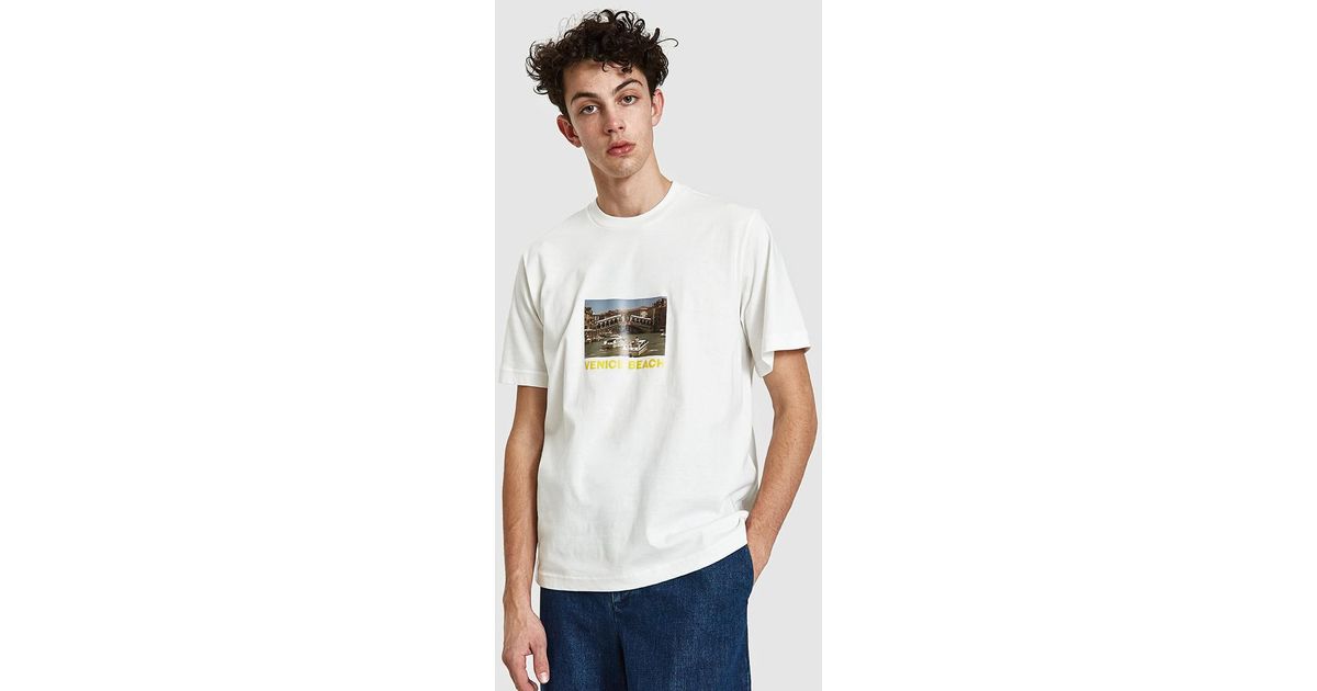 Sunnei Venice Beach Tshirt In White For Men Lyst