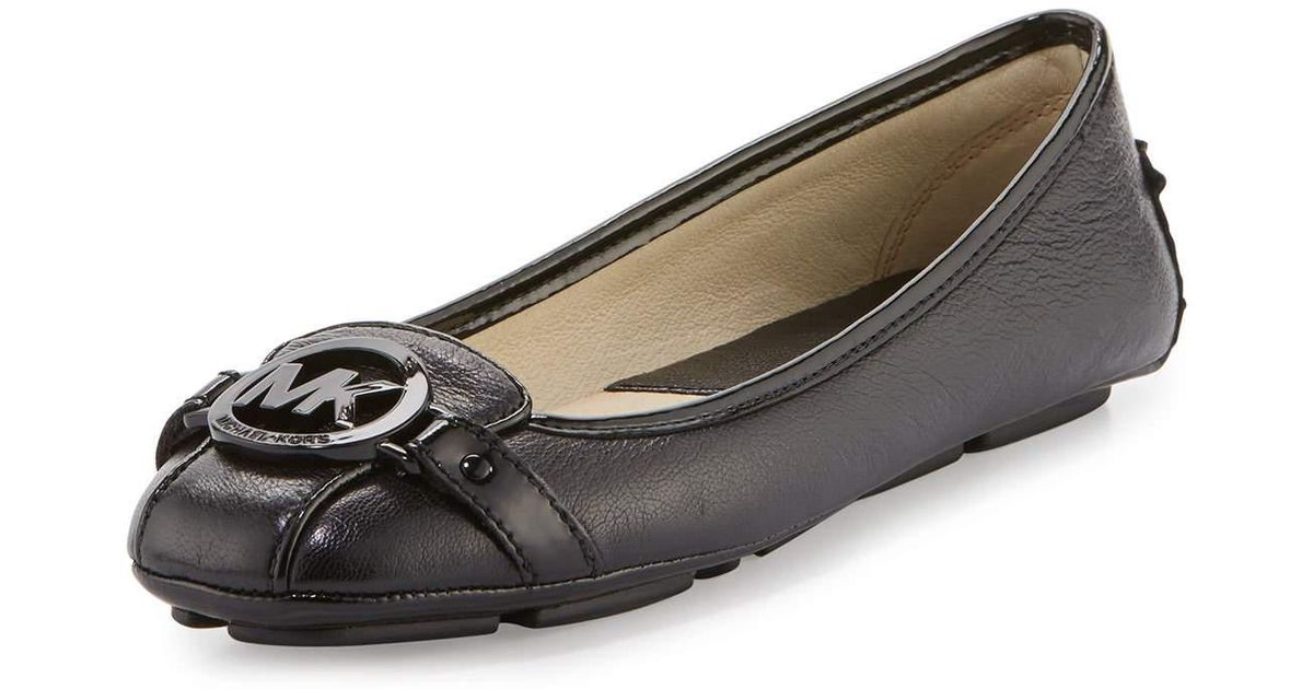 michael kors leather moccasins