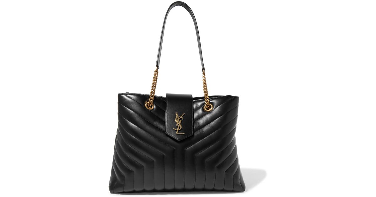 Large Épaule Laurent Lyst Saint En Cuir Matelassé Sac Porté Loulou Owqwv0