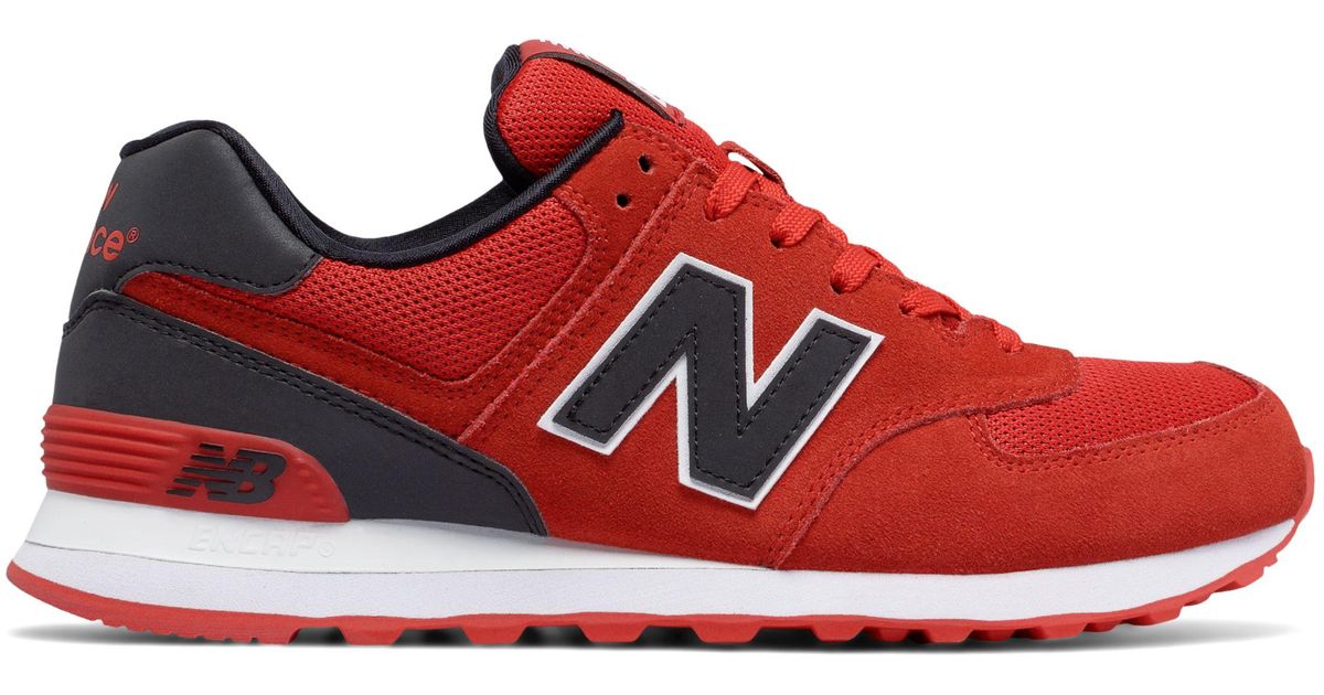 new balance 574 black earth red