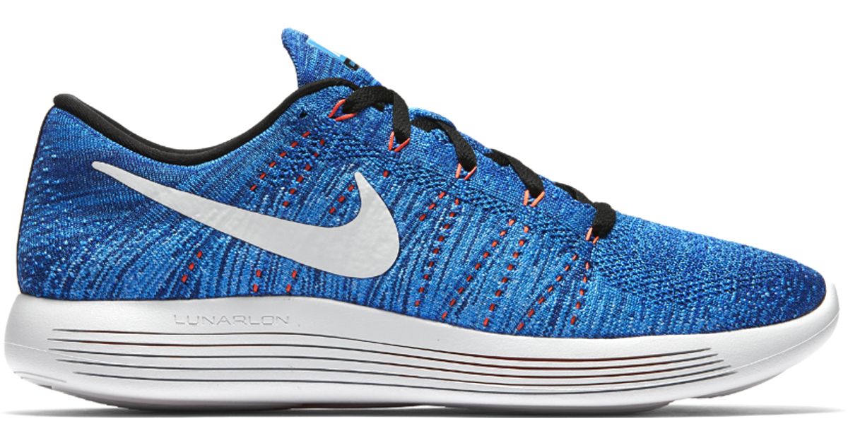 Nike Lunarepic Low Flyknit Men's Running Shoe in Blue for Men | Lyst