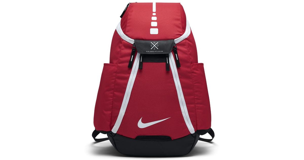 red nike basketball bag