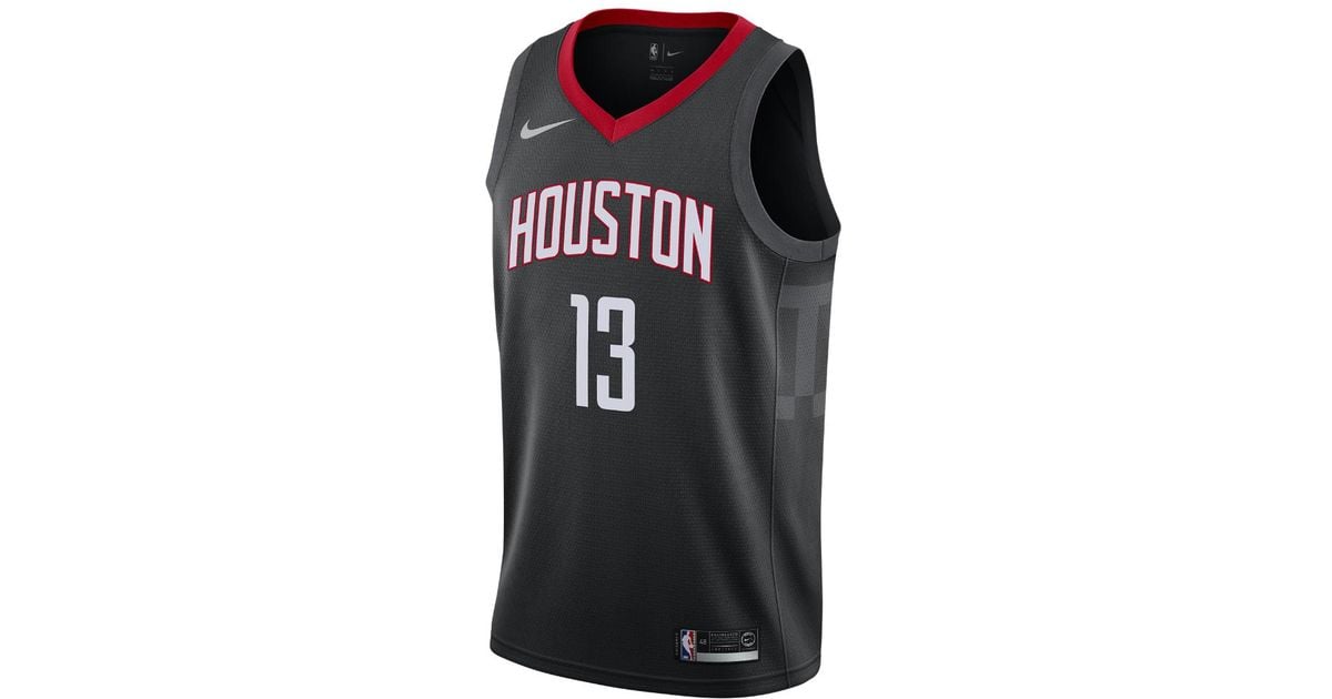 black and red james harden jersey
