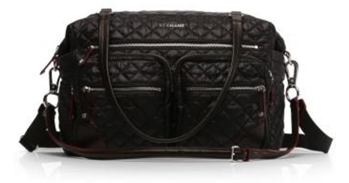 Lyst Mz Wallace Crosby Quilted Traveler Oxford Nylon Diaper Bag In Lyst Mz Wallace Crosby Quilted Traveler Oxford Nylon Diaper Bag In Black