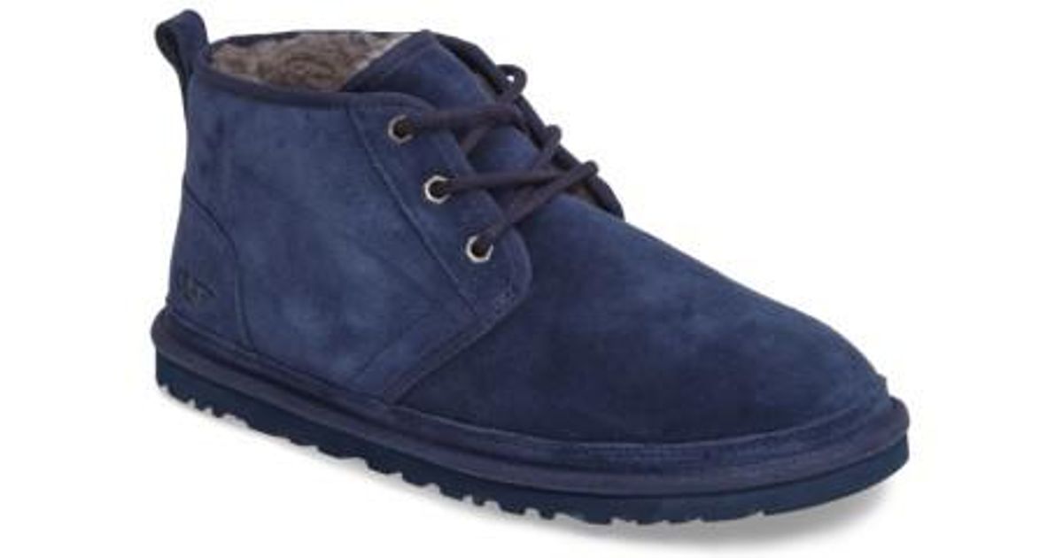 mens ugg neumel ii graphic chukka boot classic blue