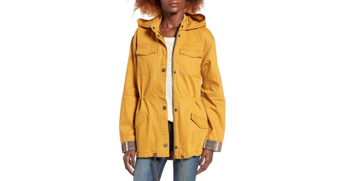 Roxy Fancy Durban Utility Jacket in Yellow | Lyst