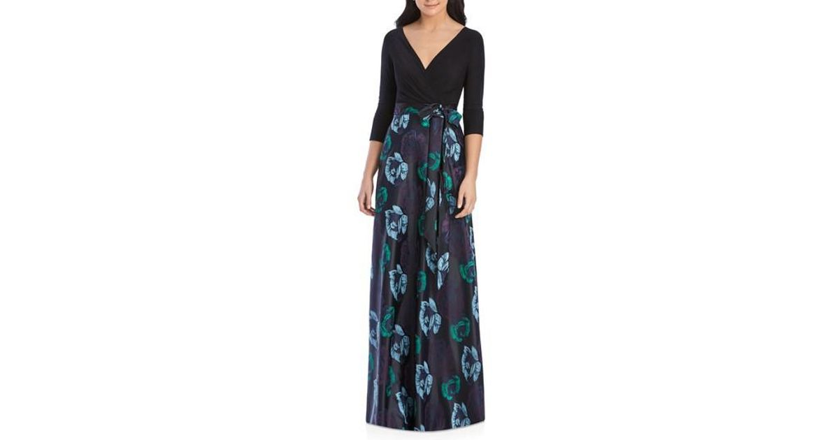 long sleeve surplice jersey gown pony sneakers for sale