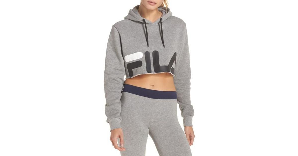 fila crop hoodie edie