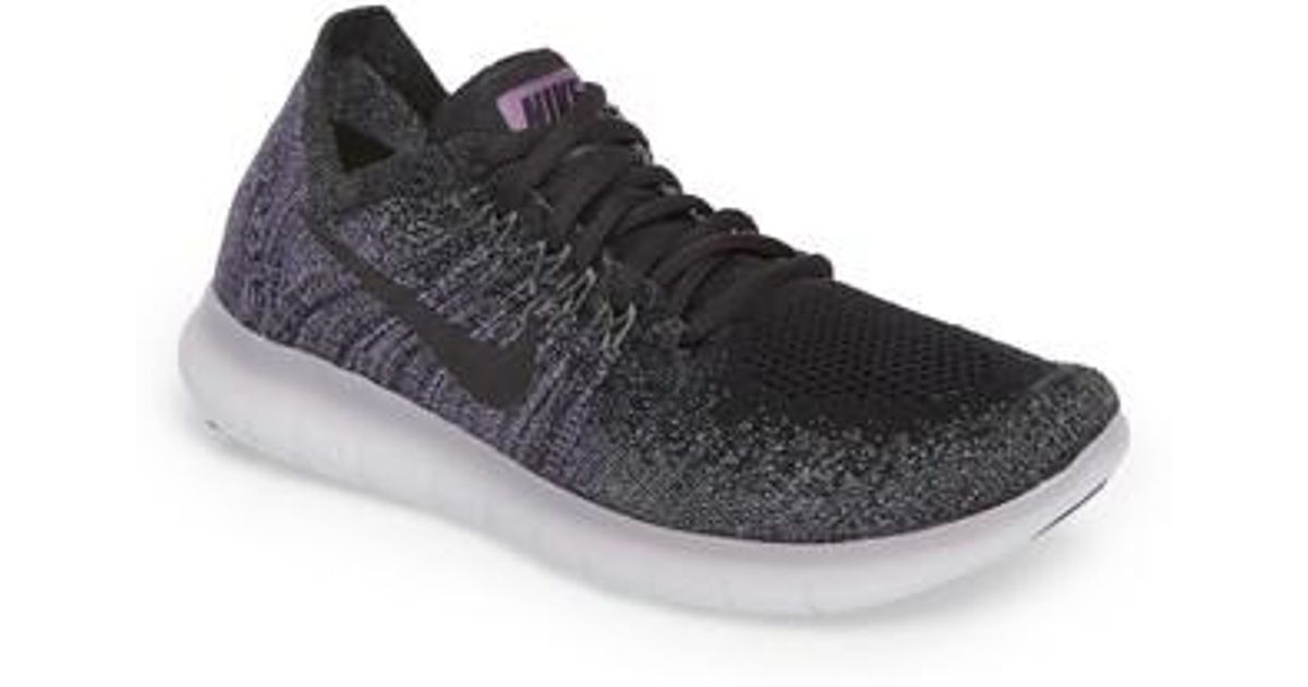 Black Running Run Flyknit Shoe In For Free Nike 2 Lyst Men yvnwm80NO