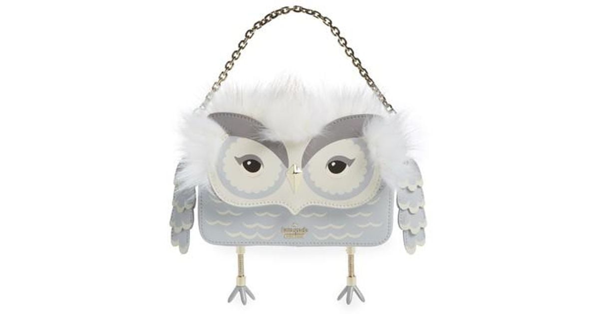 Lyst Kate Spade Mini Jocelyn Starbright Owl Faux Fur Leather Top Lyst Kate Spade Mini Jocelyn Starbright Owl Faux Fur Leather Top Handle Bag