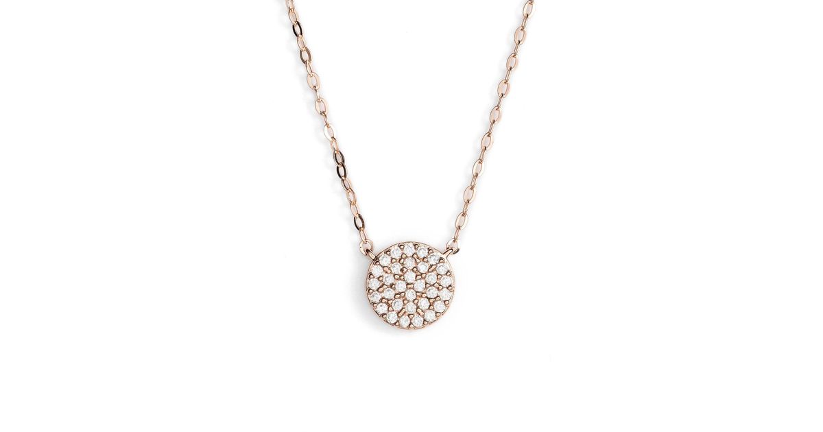 Nadri Metallic Geo Small Pendant Necklace Lyst