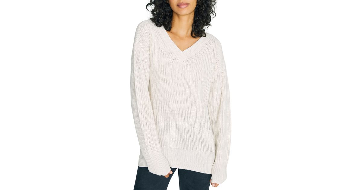 Sanctuary Austin Shaker Stitch Sweater in White - Lyst