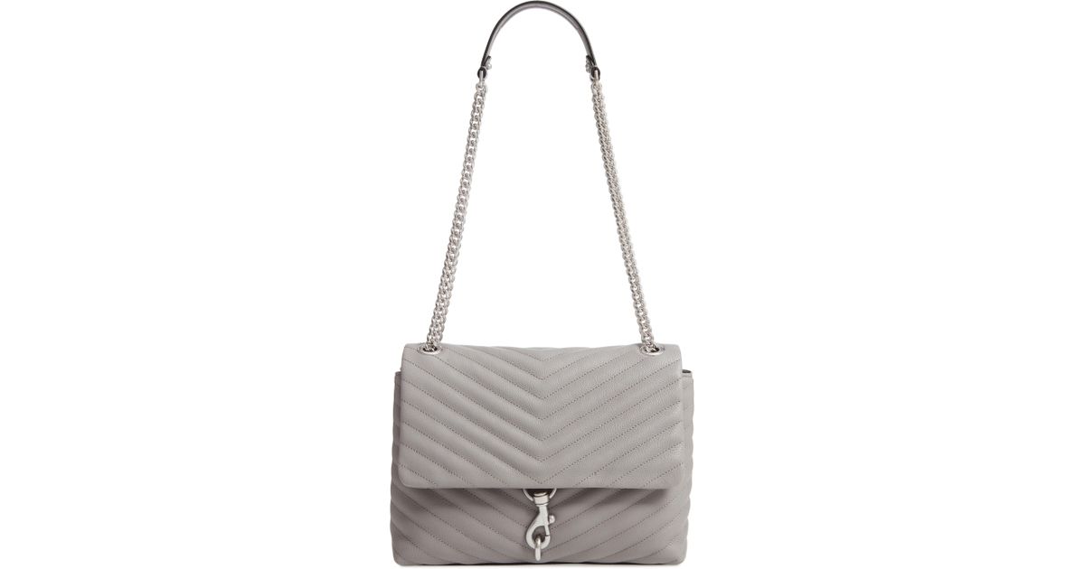 rebecca minkoff edie quilted leather shoulder bag