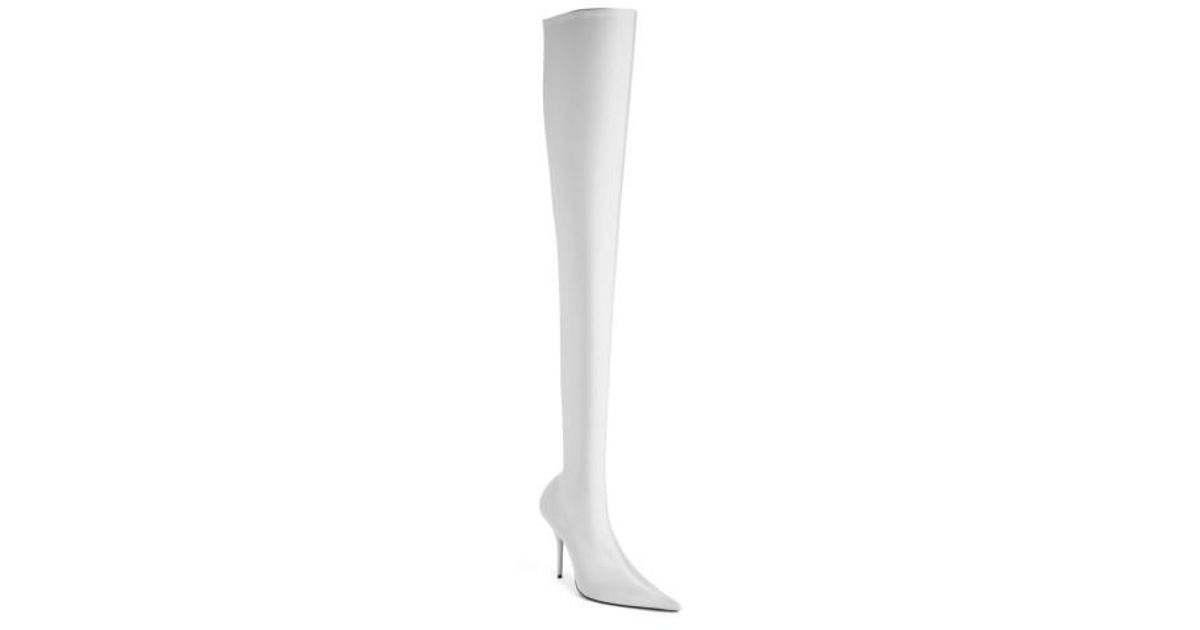 Consider, white thigh high boots Not white thigh high boots not absolutely