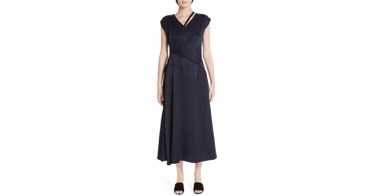 Palmer//Harding Cross Strap Maxi Dress in Blue - Save 60% - Lyst