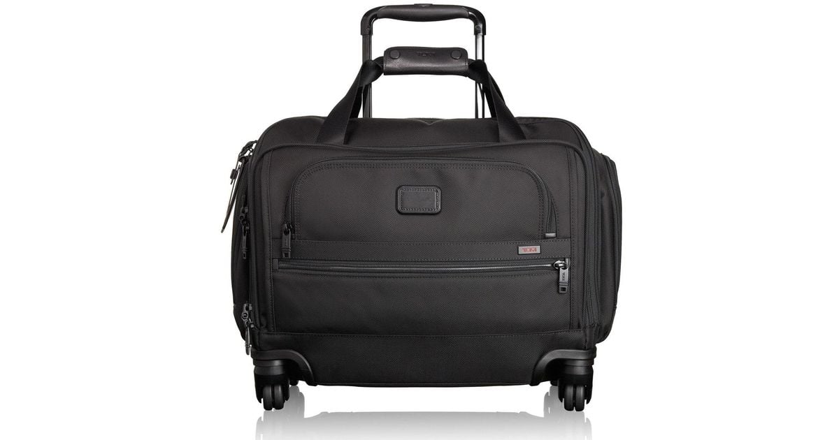 Lyst Tumi 'alpha 2' Wheeled Duffel Bag in Black