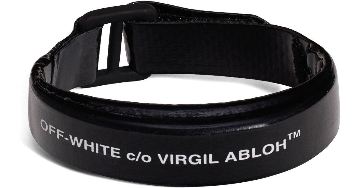 Lyst - Off-White c/o Virgil Abloh Spongy Bracelet in Black