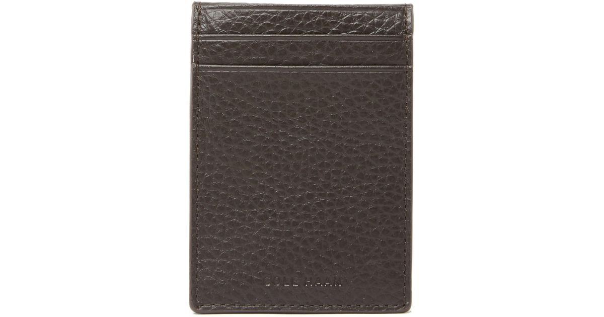 Cole Haan Leather Flap Money Clip for Men Lyst