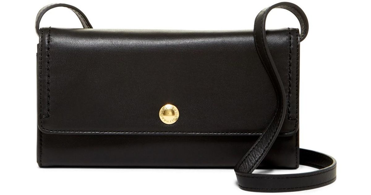 Lyst Cole Haan Benson Ii Leather Smartphone Crossbody In Black