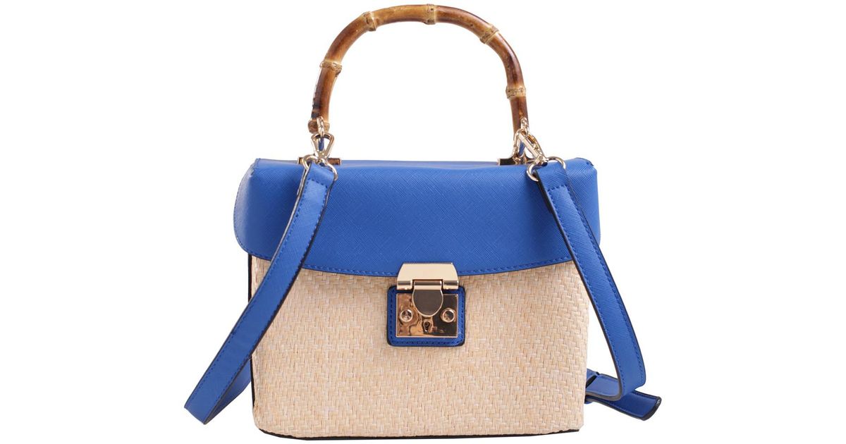 Lyst Isabelle Handbags Gie Shoulder Bag In Blue