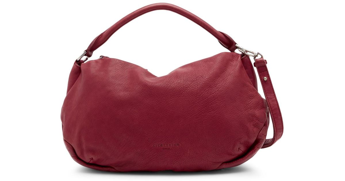 Lyst Liebeskind Berlin Thabala Leather Washed Shoulder Bag