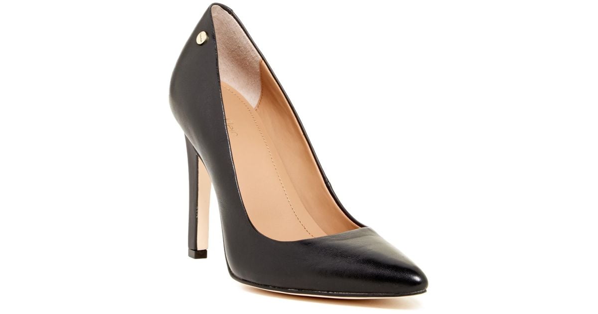 wide pointed heels