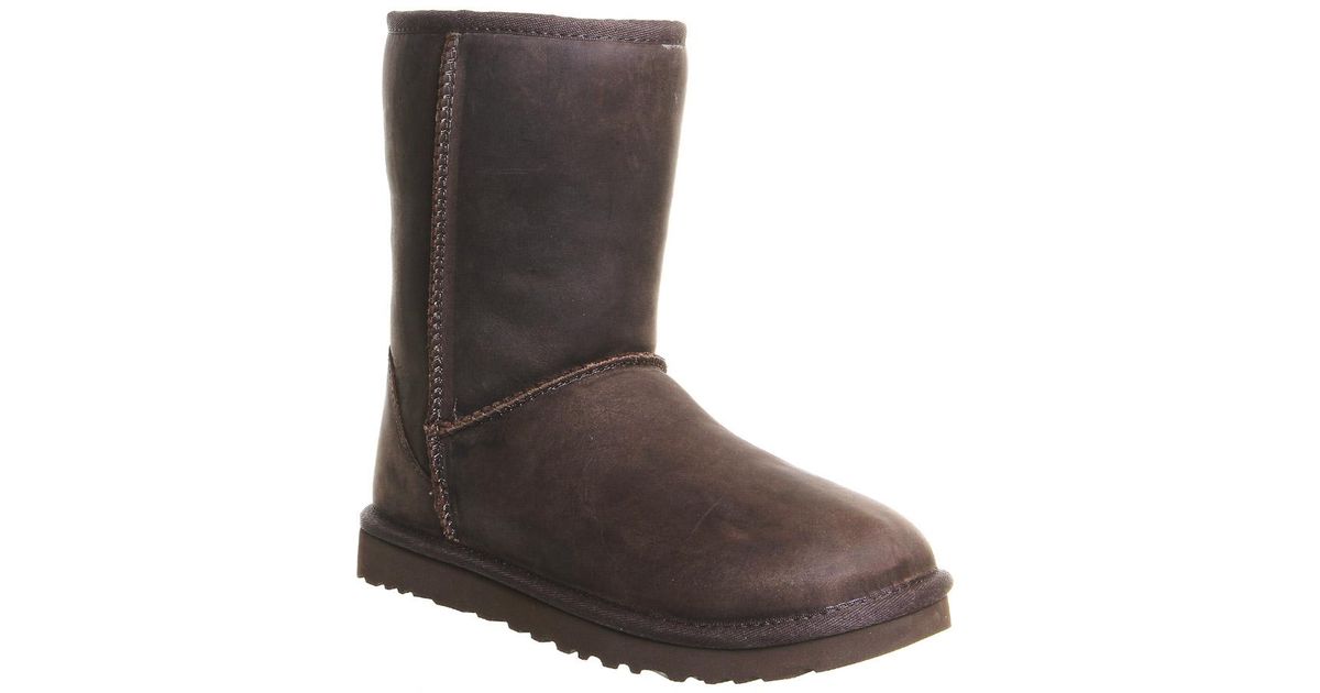 Ugg Clic Short Boots In Brown Lyst