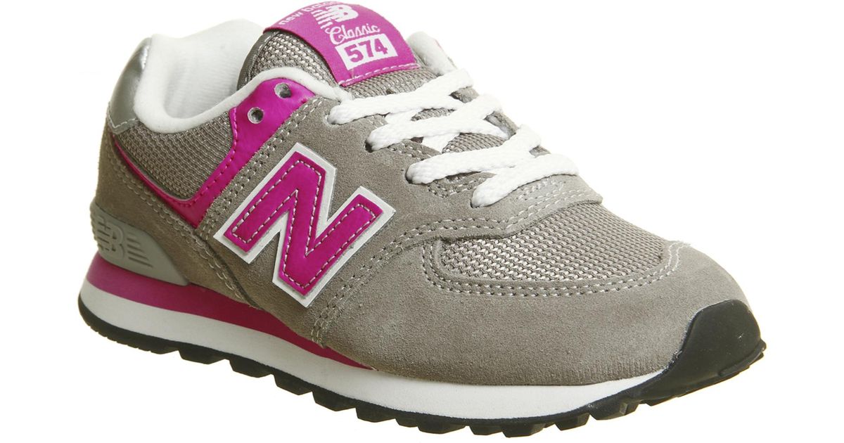 new balance grey pink