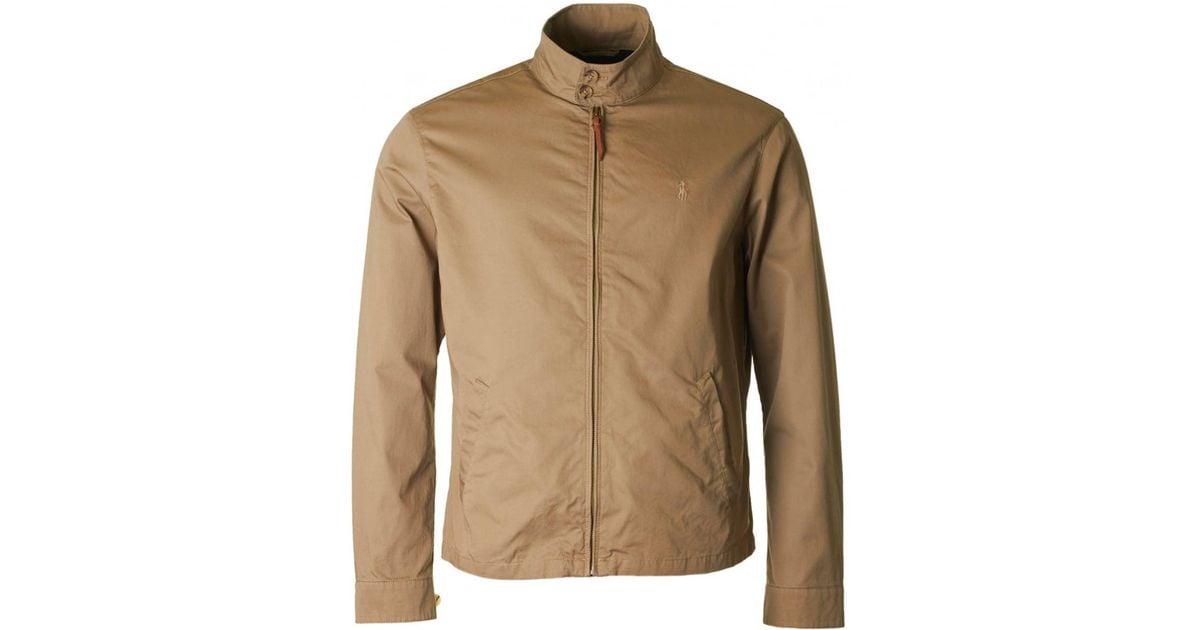 Biswing Ralph Lauren Harrington Men For Jacket Polo Natural Lyst reoxBdCWQ