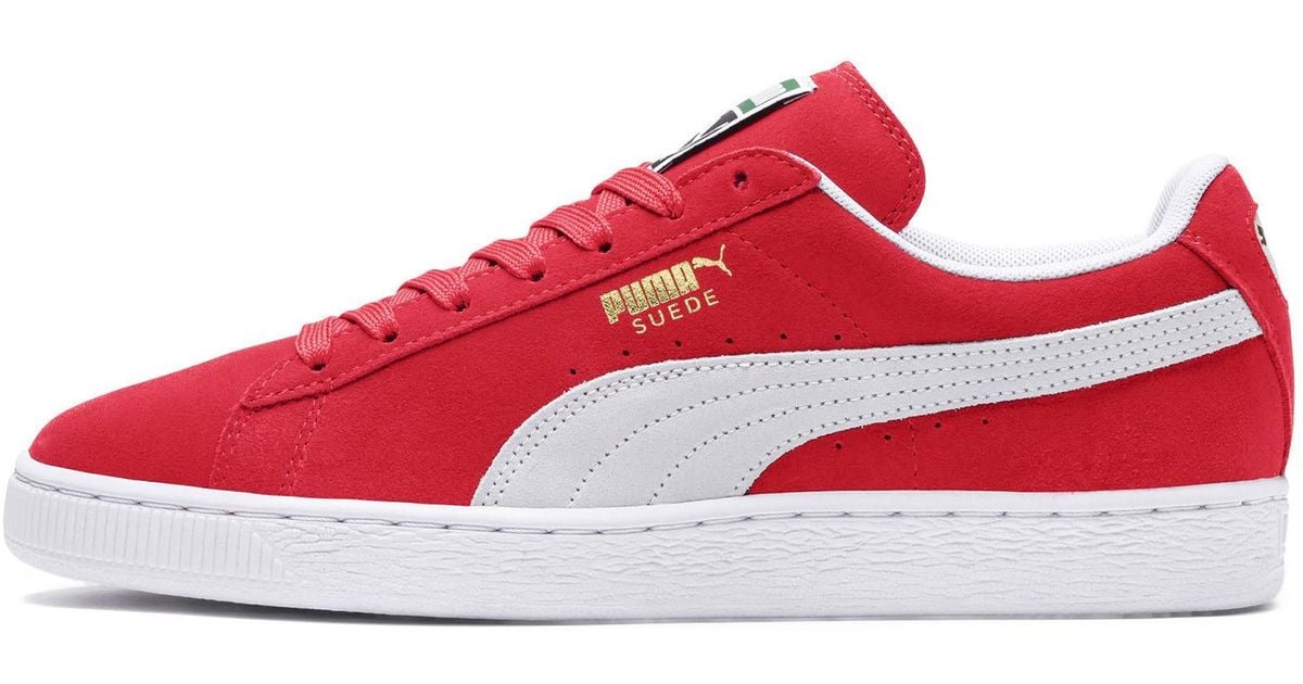 PUMA Suede Classic+ Sneakers in Red for Men - Save 25% - Lyst