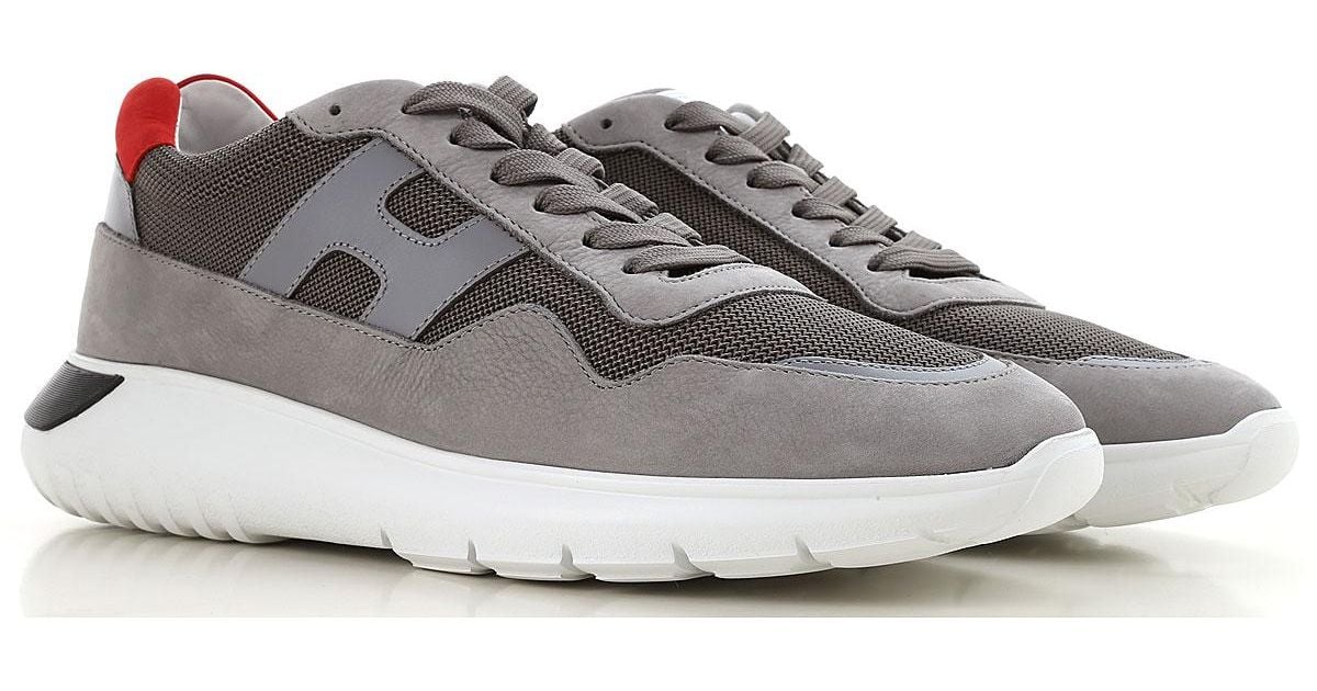 Hogan Synthetic Sneakers For Men in Grey (Gray) for Men - Lyst