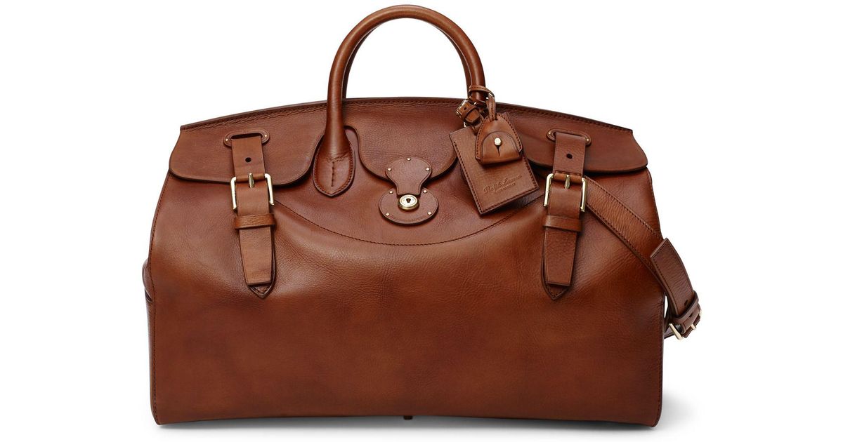 Lyst Ralph Lauren Vintage Vachetta Cooper 50 Bag In Brown For Men