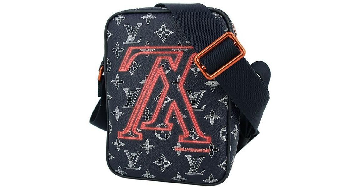 Lyst - Louis Vuitton Danube Pm Monogram Ink Up Side Down Leather Navy [new] in Blue