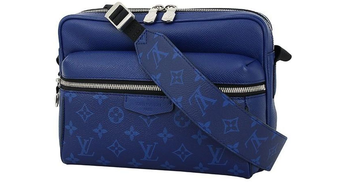 Louis Vuitton Outdoor Messenger Monogram Pacific Taiga Blue - Mens