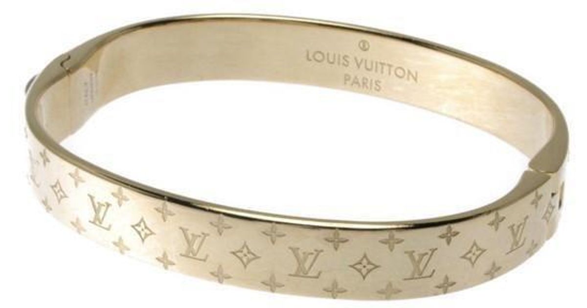 Lyst Louis Vuitton Bracelet Gold M In Metallic