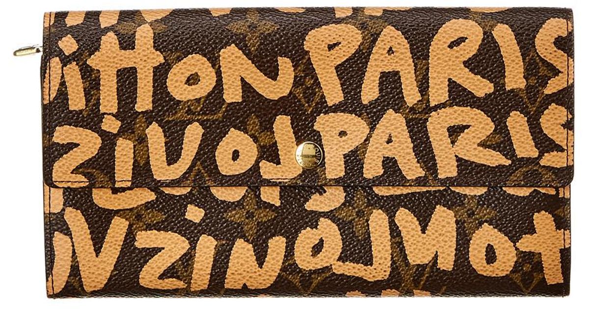 Stephen Sprouse x Louis Vuitton Beige Monogram Graffiti Sarah