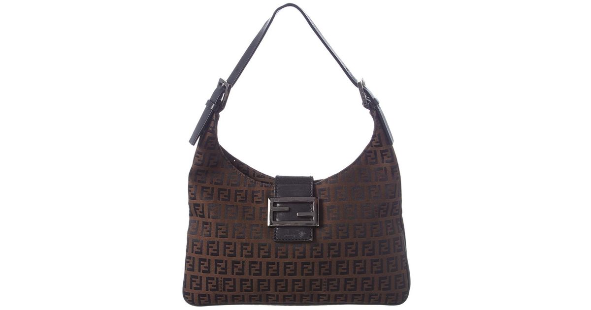 fendi zucchino hobo bag