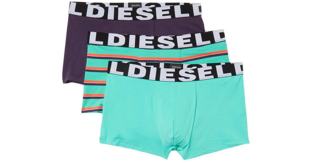 DIESEL Underwear Underwear 3pk in Blue for Men - Lyst