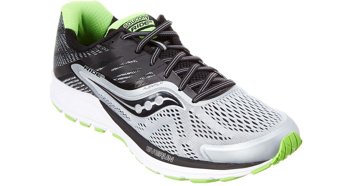 Ride Running 10 shoesGre Men's Saucony 54q3ALRj