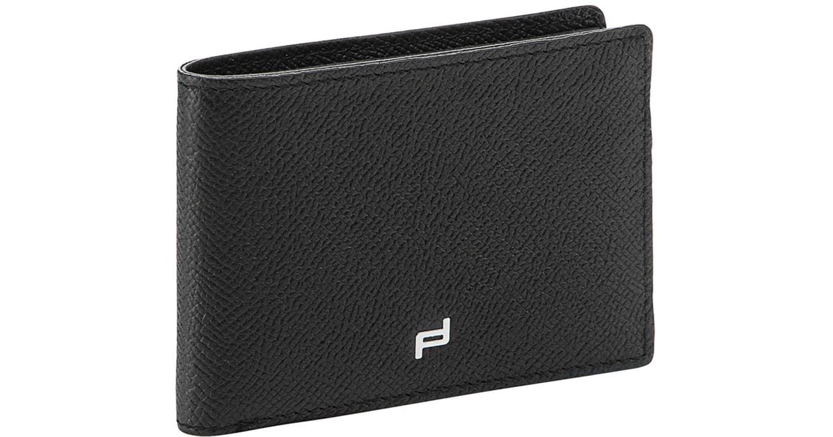Lyst Porsche Design French Classic 3 0 Leather H Wallet In Black For Men