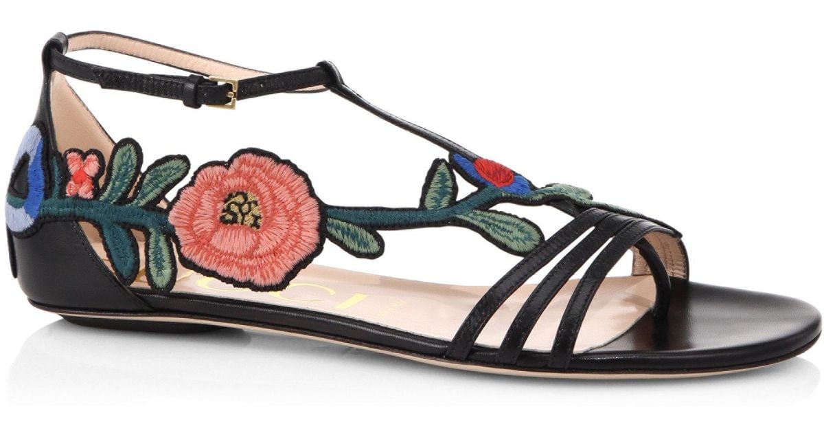 gucci ladies flat sandals