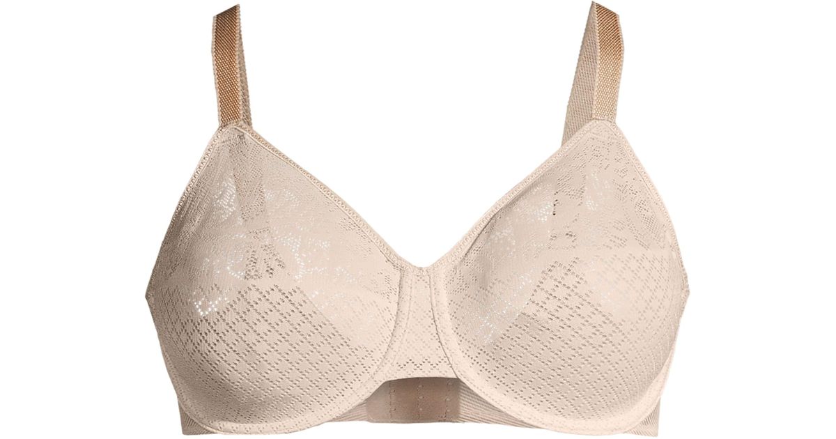 Wacoal Visual Effects Minimizer Bra in Natural Lyst